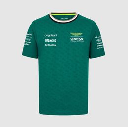 kids Men's T-Shirts Aston Martin america Jersey T-shirt AMF1 23 24 25 Official Mens Fernando Alonso T-Shirt Formula 1 Racing Suit F1 Shirt MOTO Motorcyc Tees 0228H23