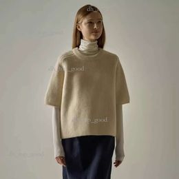 Spring And Autumn New Lazy Style Knitted Top High-Grade Round Neck Sweater 737