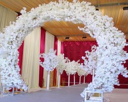 Artificial Cherry Blossom Fake Flower Garland White Pink Red Purple Available 1 MPcs for Wedding DIY Decoration2071661