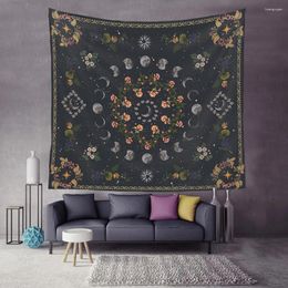 Tapestries Moon Mushroom Bohemian Deco Mandala Tapestry Home And Garden Vintage Room Decor Wall Hanging Decoration Cloth