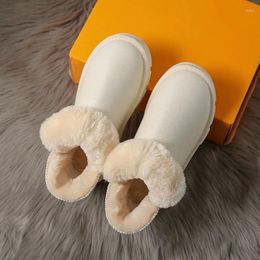 Boots Short Tube Snow Women Winter Plush Thick Cotton Shoes For Women's Waterproof Anti Slip Fashion Warm