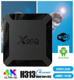 X96Q Android TV Box Allwinner H313 Quad Core Support SmartTV 24Ghz Wifi 12816GB3324319