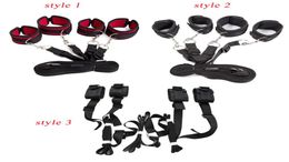 Strap On Bed Restraint Erotic Toys Bondage Restraints Handcuff Ankle Cuffs BDSM Love Sex Kit Adult Games Sex Toys For Couples1878651