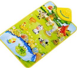 Early Learning Toys Kids Baby Farm Animal Musical Music Touch Play Singing Gym Carpet Mat Toy Gift Children Educational Toys MM36478674