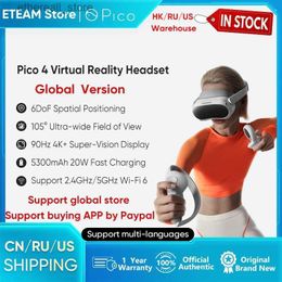 VR/AR Devices Pico 4 VR Headworn Multi functional Virtual Reality Headworn 3D VR Glasses 4K+Streaming Game Display Pico 4 VR Q240306