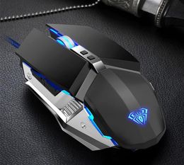 Epacket S30 Professional Gaming Mice Wired 3200DPI Mechanical Optical Backlit Mouse Computer Mouse for Desktop PC25426310776