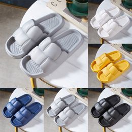 Slippers for men women Solid Colour hots low black white Peach Multi walking mens womens shoes trainers GAI