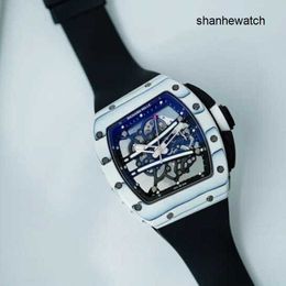 Wristwatch Fancy Watch RM Wrist Watch RM61-01 Machine Changed to White NTPT Luxury Chronograph Timepiece