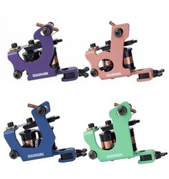 4 pcs Dragonhawk Tattoo Machines Set Fine Liner Lining Shadering Colouring Guns Professional Coils Machine WQ4474166181