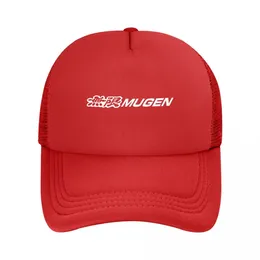 Berets Mugen Power Strucker Hat Hat Mesh Baseball Cap قابلة للتعديل قبعات إغلاق للرجال للرجال نساء مريحون للتنفس