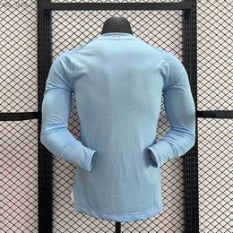 Soccer Jerseys Long sleeve Player Fans GVARDIOL DE 2024 MANS Man WALKER STONES AKANJI J.ALVAREZ FODEN EDERSON Football shirtsH240306