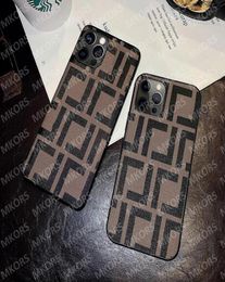 Custodie per telefoni con lettere di design vintage per iPhone 13 mini 13pro 12 12pro 11 Pro 11pro X Xs Max Xr 8 7 6 6s Plus Luxury Designer Pattern1087910