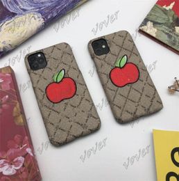 Fashion designer for iphone 12 promax cases Luxury embroidery craft cell phone case iphone11 12Pro 11xs XSmax xr 8plus 8 7plus 13p5090524