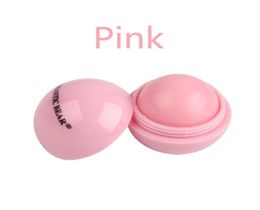 Brand New Fashion Round Ball Natural Organic Embellish Lip Balm Lips Care 6 Colour fruit flavour lipgloss gloss lipstick4274141