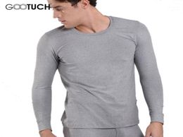 winter brand mens thermal underwear cotton long johns round neck long sleeve tops 4xl 5xl 6xl plus size ondergoed g01914333708