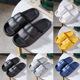 Slippers for men women Solid Colours hots low black white Indigo Multi walking mens womens shoes trainers GAI
