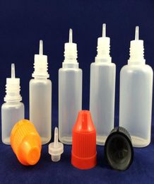 1000Pcs Soft Style PE Needle Bottle 5ml 10ml 15ml 20ml 30ml Child Proof Plastic Dropper Bottles Empty E Liquid Bottle In Stock Fre6763539