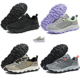 Men Women Classic Running Shoes Soft Comfort Black Grey Beige Green Purple Mens Trainers Sport Sneakers GAI size 39-44 color23