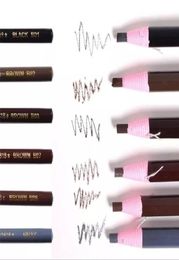 12Pcs Eyebrow Enhancer Pencil shadows Waterproof Long Lasting Brow Eye Liner Paint Tattoo Marker Makeup Tools5735724