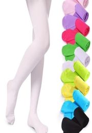 19 Colors Girls Pantyhose Tights Kids Dance Socks Candy Color Children Velvet Elastic Legging Clothes Baby Ballet Stockings1556734