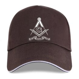 Masonic Freemasons Square Compasses Faith Hope Charity Black Graphic Baseball cap 240227