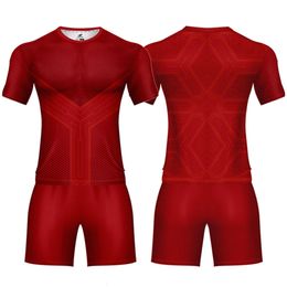 Customized Men Soccer Sets Jersey Uniforms Football Jerseys Kit Dry Sublimated Youth Kids Training 240228