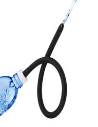 50CM Enema Cleaning Water Nozzle Portable latex Plug Washing BDSM Gay Anal Sex Toys4621557