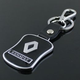 5pcs lot New Renault car logo key chain Metal key chain 3D promotional trinket car accessories keyrings2033