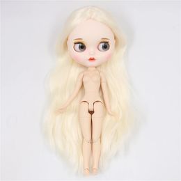 ICY DBS Blyth doll white skin joint body bjd toy custom doll matte face 30cm toy bjd girls gift 240305