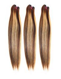 Dilys Mixed Colors Straight Hair Bundles Remy Hair Brazilian Peruvian Indian Unprocessed Human Hair Extensions Weaves Wefts 828 i4067263