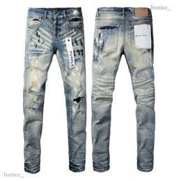 Purple Brand Jeans Fashion Trend Kusbi Jeans Designer Ksubi Jeans Mens Skinny Jeans 2024 Luxury Denim Pant Distressed Ripped Biker Black Jean Slim Fit Jeanss 4709