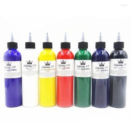 Tattoo Inks 7 Colour Drop Pigment 250Ml Permanent Beauty Makeup Micropigment For Body Art Cosmetics Pure Plant 330G Delivery Health Ta Dhikn