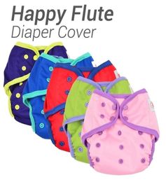 12pcs Lot Happy Flute Diaper Cover One Size Cloth Diaper Waterproof PUL Breathable Reusable Diaper Covers for Baby Fit 315kg 2011575810