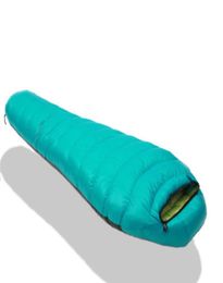 Outdoor Mummy Type Sleeping Bag Ultralight Spring Autumn White Duck Down Adult Camping Hiking Climbing Travel Bed Bags7386648