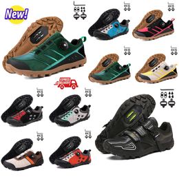 Cycling Footwear Men Speed Road Bike Sneakers Flat Carbon Cycling Shoes MTB Cleaats Women Mountain Bicycle Shoes SPD Pedals Racing Biking Footwar GAI