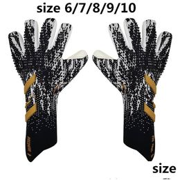 Sports Gloves 2022 Goalkeeper Gloves Finger Protection Professional Men Football Adts Kids Thicker Goalie Soccer Drop Delivery Sports Dhblx