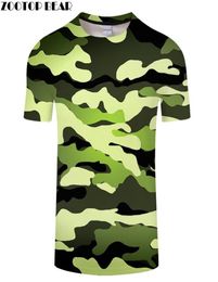 Men039s TShirts Camo 3D T Shirt Men Tshirts Summer Tops Casual Tees Short Sleeve Camiseta Pea Green Streatwear 2021 Drop Ship7067958