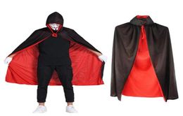 Kids Halloween Cloak Women Mens Party Cosplay Prop Festival Fancy Dress Children Costumes Magician Witch Wizard Gown Robe Cape CSZ1734329