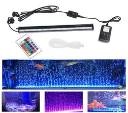 Aquarium Bubble Light Fish Tank Submersible Light EUUS Plug Aquatic Air Bubble Oxygenation Lamp LED Aquarium9866937