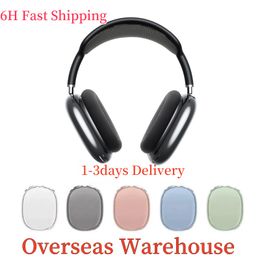 for Max Bluetooth Earbuds Headphone Accessories Transparent TPU Solid Silicone Waterproof Protective Case Airpod Maxs Headphones Headset Cover Ca 809