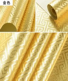 Wallpapers 95m X 53cm Modern Luxury European Gold Foil Wallpaper For Bedroom Living Room Office Kitchen Wall Papers Home Decor D9380969