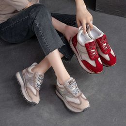 New Sports Shanghai Jiecong Autumn/winter Style Single Front Lace Up Coloured Bright Diamond Trendy Top Layer Cowhide Casual Womens Shoes 62921