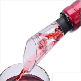 Bar Tools Quick Red Wine Decanter Bar Tools Aerator Aerating Pourer Spout Decanters Portable Spiral Aerators Pourers Philtre Home Party Dhaqf