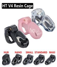 2021 New Arrival Male Device HT V4 Set Keuschheitsgurtel Cock Cage Penis Ring Bondage Belt Fetish Adult sexy Toys1674972