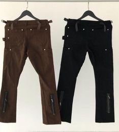 Men039s Pants Zipper VUJADE Cargo Women Men Jogger Slim Overalls Brown Black Track VUJA DE Joggers1194886