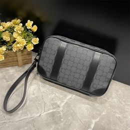 Borsa firmata Uomo Borse con manico superiore Borsa pochette per donna Borsa in tela Pochette Kasai Borsa con cerniera in rilievo Borsa a mano stile multiplo Borse con sacchetti per la polvere