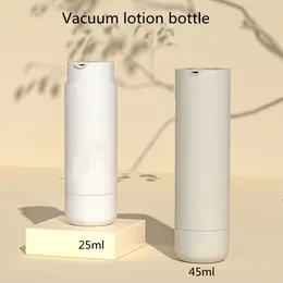 Storage Bottles 10/20pc 25ml/45ml Empty Rotary Vacuum Emulsion Bottle Replaceable Inner Liner Airless Lotion Cosmetic Container