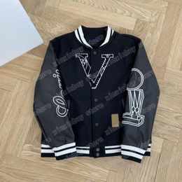 22ss Designers Jackets Men Women Basketball towel letter Embroidery Woollen Lapel Neck Streetwear white blue black MXL5669294