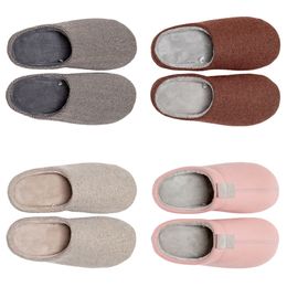 2024 men women designer slippers slides sliders black white pink grey GAI mens womens slipper indoor winter slide84065