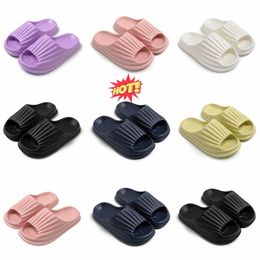 Summer new product slippers designer for women shoes white black green pink blue soft comfortable slipper sandals fashion-053 womens flat slides GAI outdoor shoes